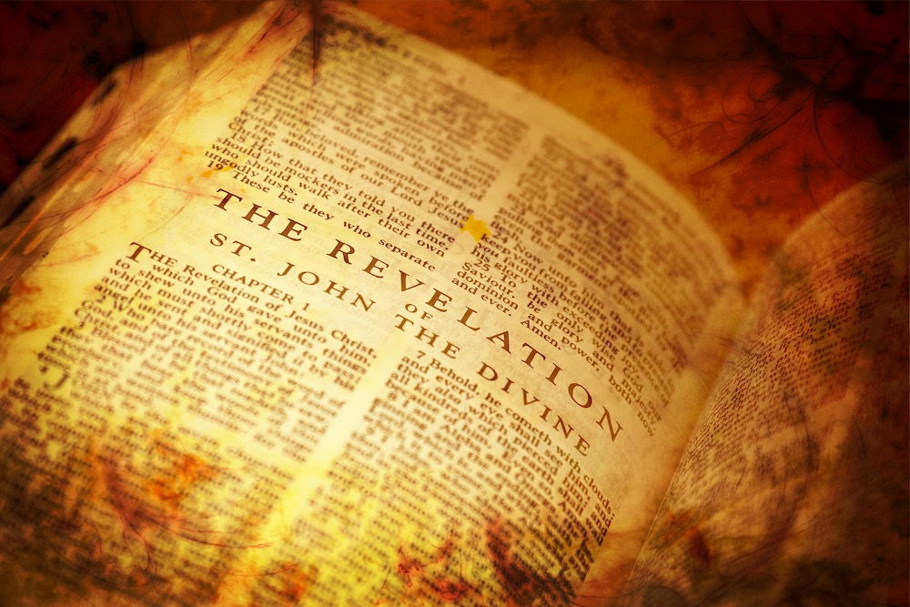 bible open to revelation